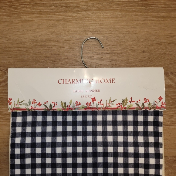 Houseful Joy Christmas Holiday Decorative Table Runner Cloth 13 x 72 inch New - Picture 6 of 8